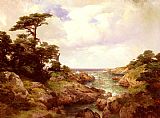 Thomas Moran Monterey Coast painting